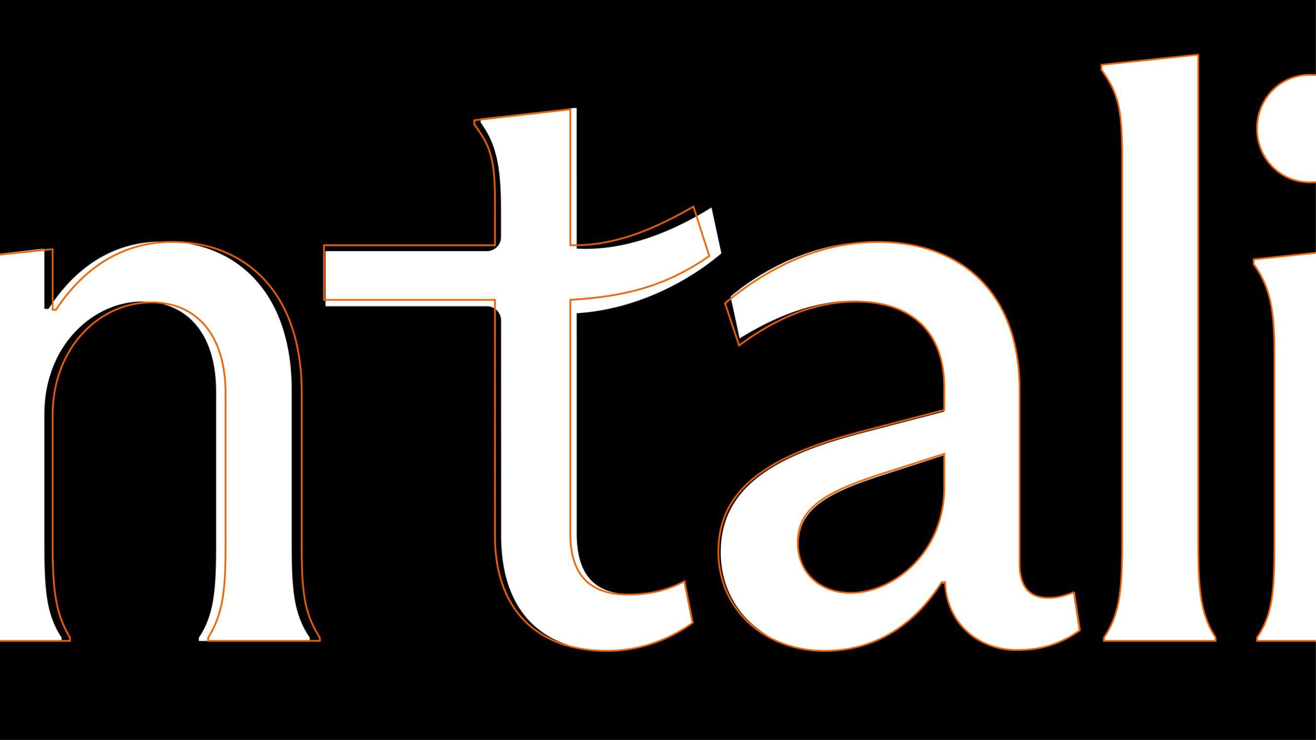 Centalion wordmark letters drawn over the original typeface, showing how the lettering was adjusted